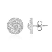 Boucles d'oreilles en argent et Diamant I2 (I)