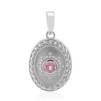 Pendentif en argent et Tourmaline rose du Brésil  (Pallanova)