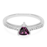 Bague en argent et Tourmaline rouge de Sapo