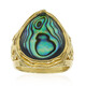 Bague en argent et Coquillage d'Abalone (Art of Nature)