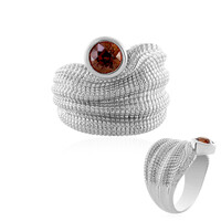 Bague en argent et Zircon rose