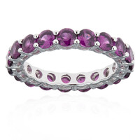 Bague en argent et Grenat Rhodolite