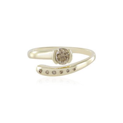 Bague en or et Diamant champagne I1 (de Melo)