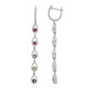 Boucles d'oreilles en argent et Tourmaline