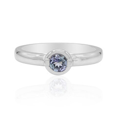 Bague en argent et Tanzanite non chauffée