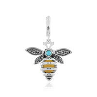 Pendentif en argent et Quartz jaune (Desert Chic)