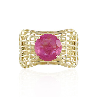 Bague en or et Saphir rose de Madagascar (Ornaments by de Melo)