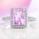 Bague en argent et Kunzite