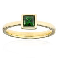 Bague en or et Tsavorite de Tanzanie (CUSTODANA)