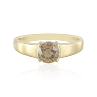 Bague en or et Diamant champagne I2 (de Melo)