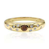 Bague en or et Diamant cognac VS1