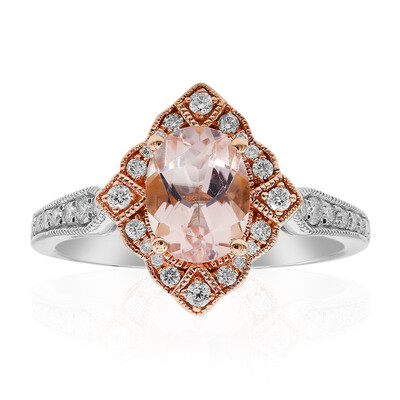 Bague en or et Morganite AAA (CIRARI)