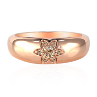 Bague en or et Diamant rose de France SI1 d'Argyle 