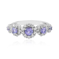 Bague en argent et Tanzanite