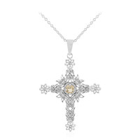 Collier en argent et Citrine