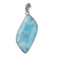 Pendentif en argent et Larimar