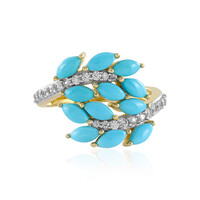 Bague en argent et Turquoise Sleeping Beauty