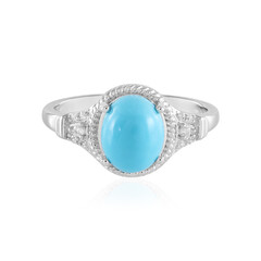 Bague en argent et Turquoise Sleeping Beauty