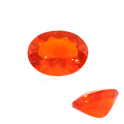 Gemme et Opale de Feu du Mexique 1,1 ct