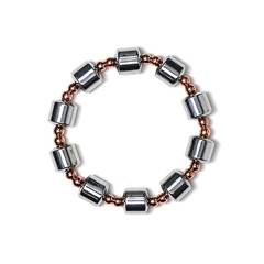 Bracelet et Hématite argentée