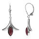 Boucles d'oreilles en argent et Rhodonite (Desert Chic)