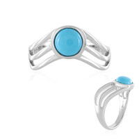 Bague en argent et Turquoise Sleeping Beauty (Faszination Türkis)