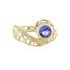 Bague en or et Tanzanite AAA (Ornaments by de Melo)