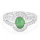 Bague en argent et Chrysoprase impériale