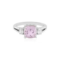 Bague en argent et Kunzite du Brésil