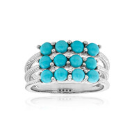 Bague en argent et Turquoise Sleeping Beauty (Faszination Türkis)