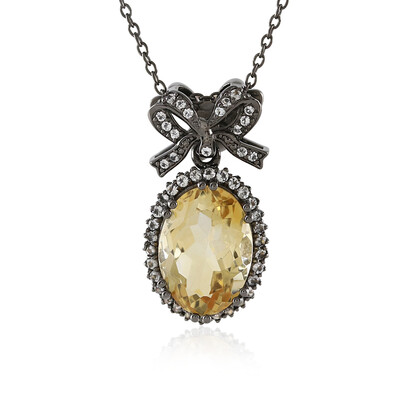 Collier en argent et Citrine