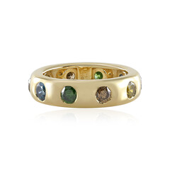 Bague en or et Diamant vert (de Melo)