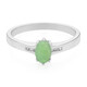 Bague en argent et Chrysoprase impériale