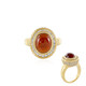 Bague en argent et Grenat Hessonite