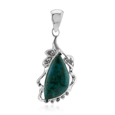 Pendentif en argent et Chrysocolle (Art of Nature)