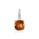 Pendentif en or et Citrine brandy