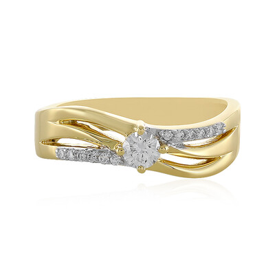 Bague en or et Diamant Flawless (F) (LUCENT DIAMONDS)