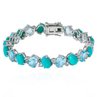 Bracelet en argent et Turquoise de Campitos (Faszination Türkis)