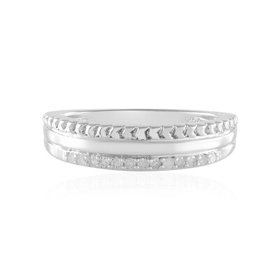 Bague en argent et Diamant I2 (I)