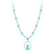 Collier en argent et Turquoise Sleeping Beauty