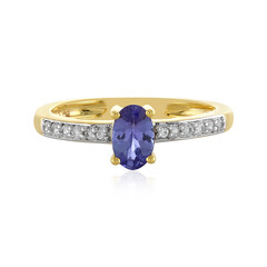 Bague en argent et Tanzanite