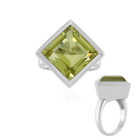 Bague en argent et Quartz citron