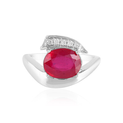 Bague en argent et Rubis de Bemainty (MONOSONO COLLECTION)