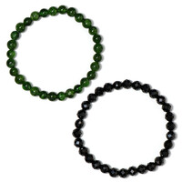 Bracelet et Diopside de Russie