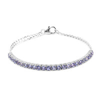 Bracelet en argent et Tanzanite