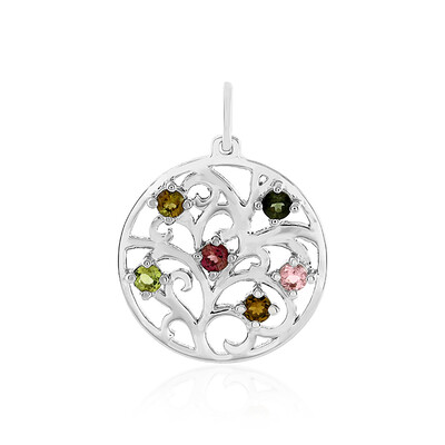 Pendentif en argent et Tourmaline