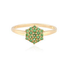 Bague en argent et Grenat Tsavorite