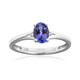 Bague en or et Tanzanite AAA