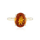 Bague en or et Citrine Madère