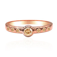 Bague en or et Diamant rose de France SI1 d'Argyle 